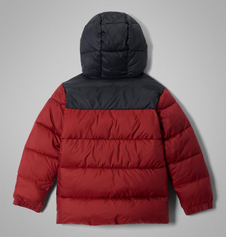 Youth Puffect II Hooded Jacket, Color: Red Oxide, Black, image 2