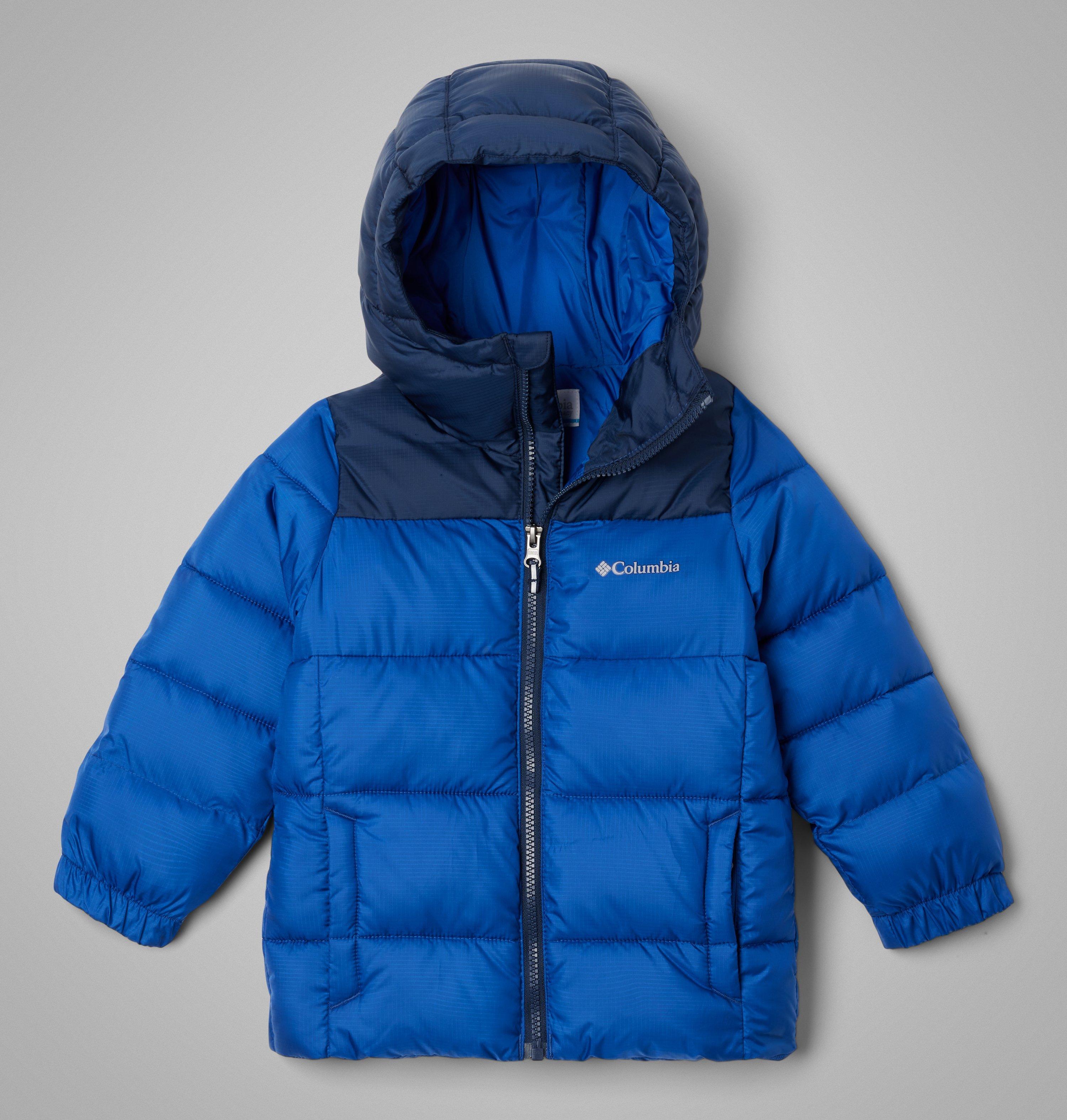 Columbia Sportswear Unisex Blue Toddlers' Puffect™ Ii Hooded Jacket Size 2