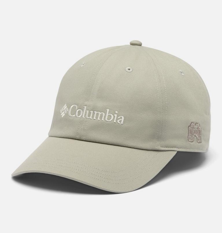 Provisions Ball Cap, Color: Flint Grey, Logo, Binoculars, image 1