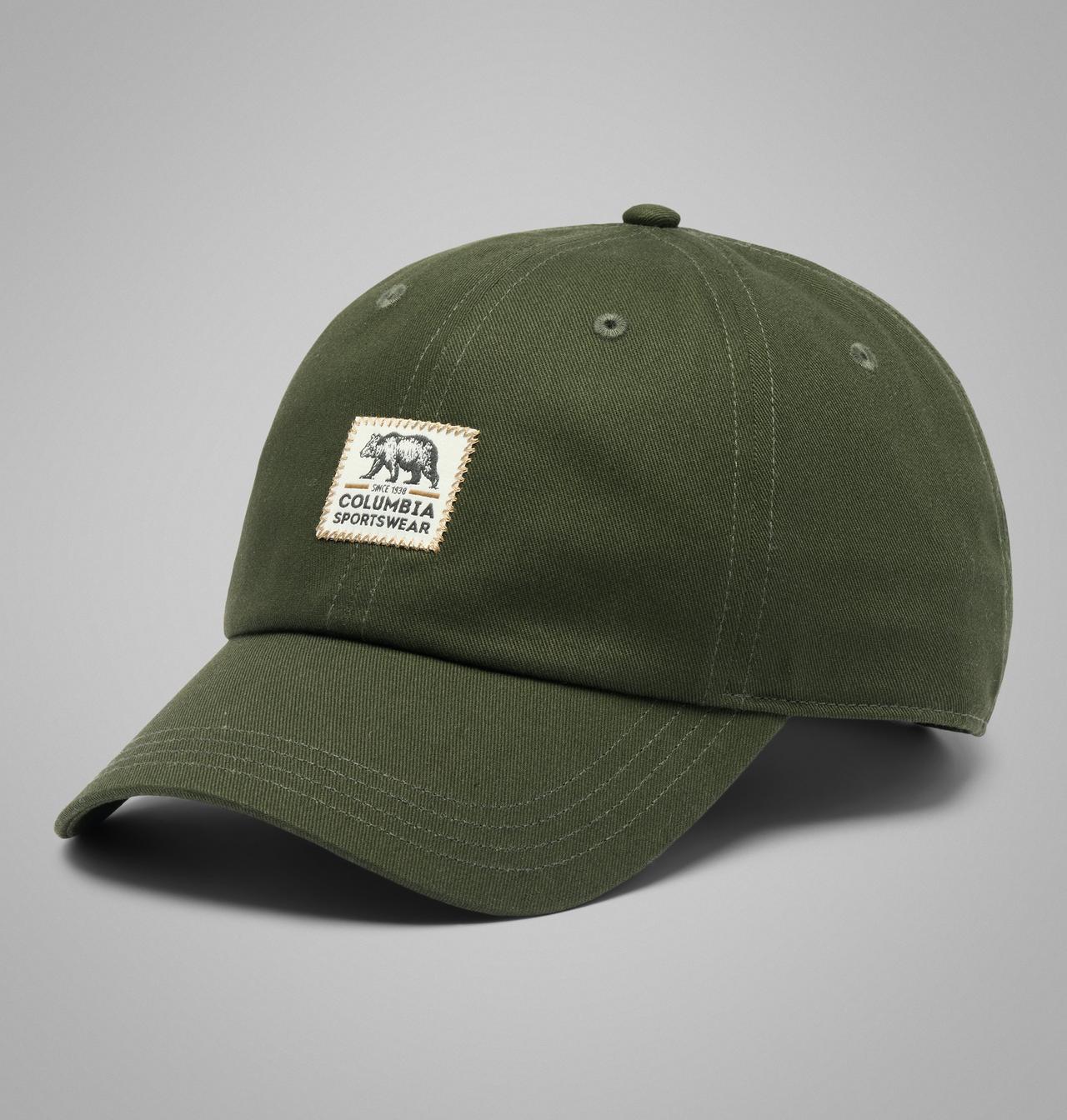 Zoom: Unisex Provisions Cap, Color: Greenscape, Woven Bear, image 1