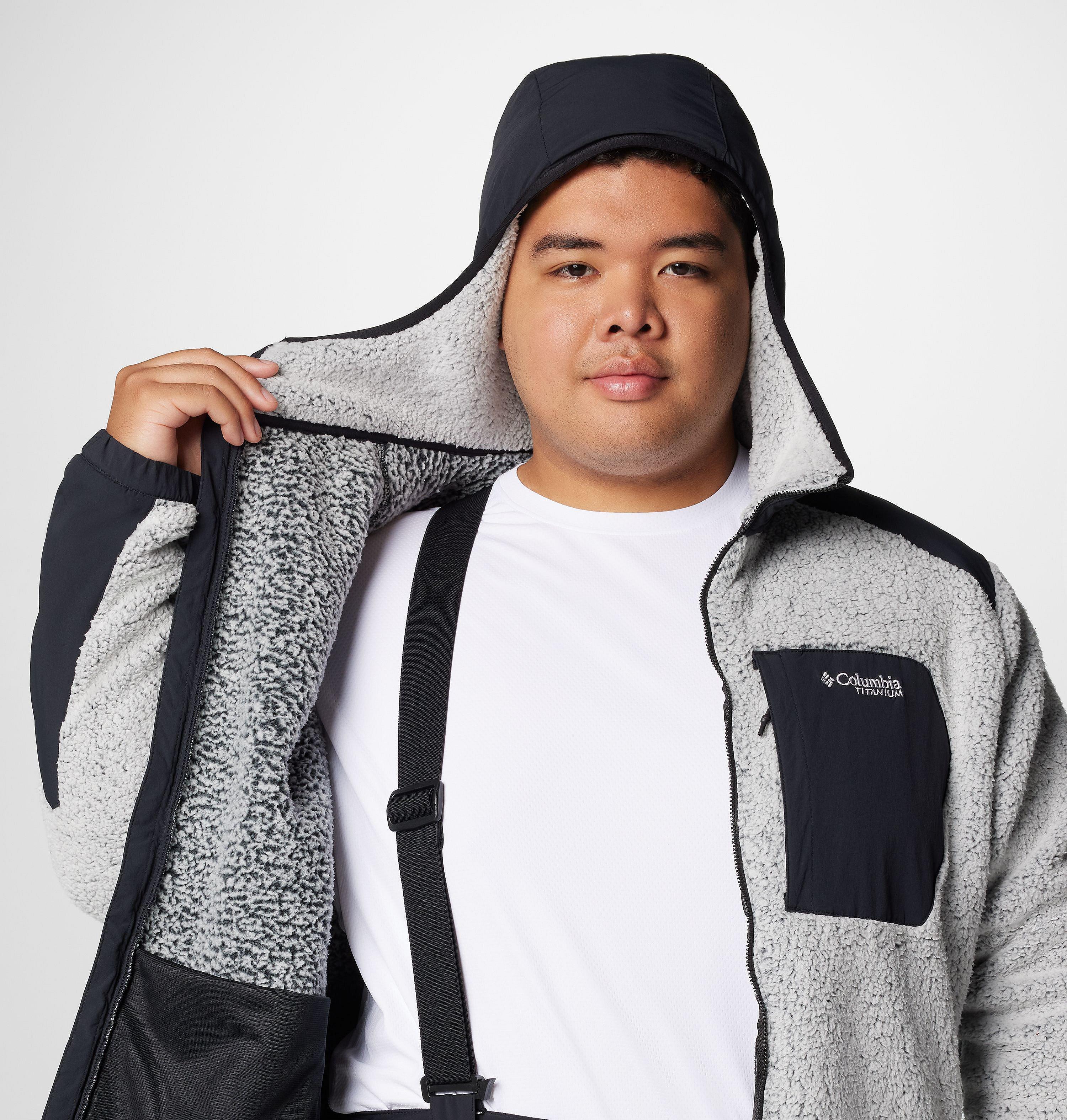 Men's Arctic Crest Sherpa Full Zip Fleece Jacket - Big 7