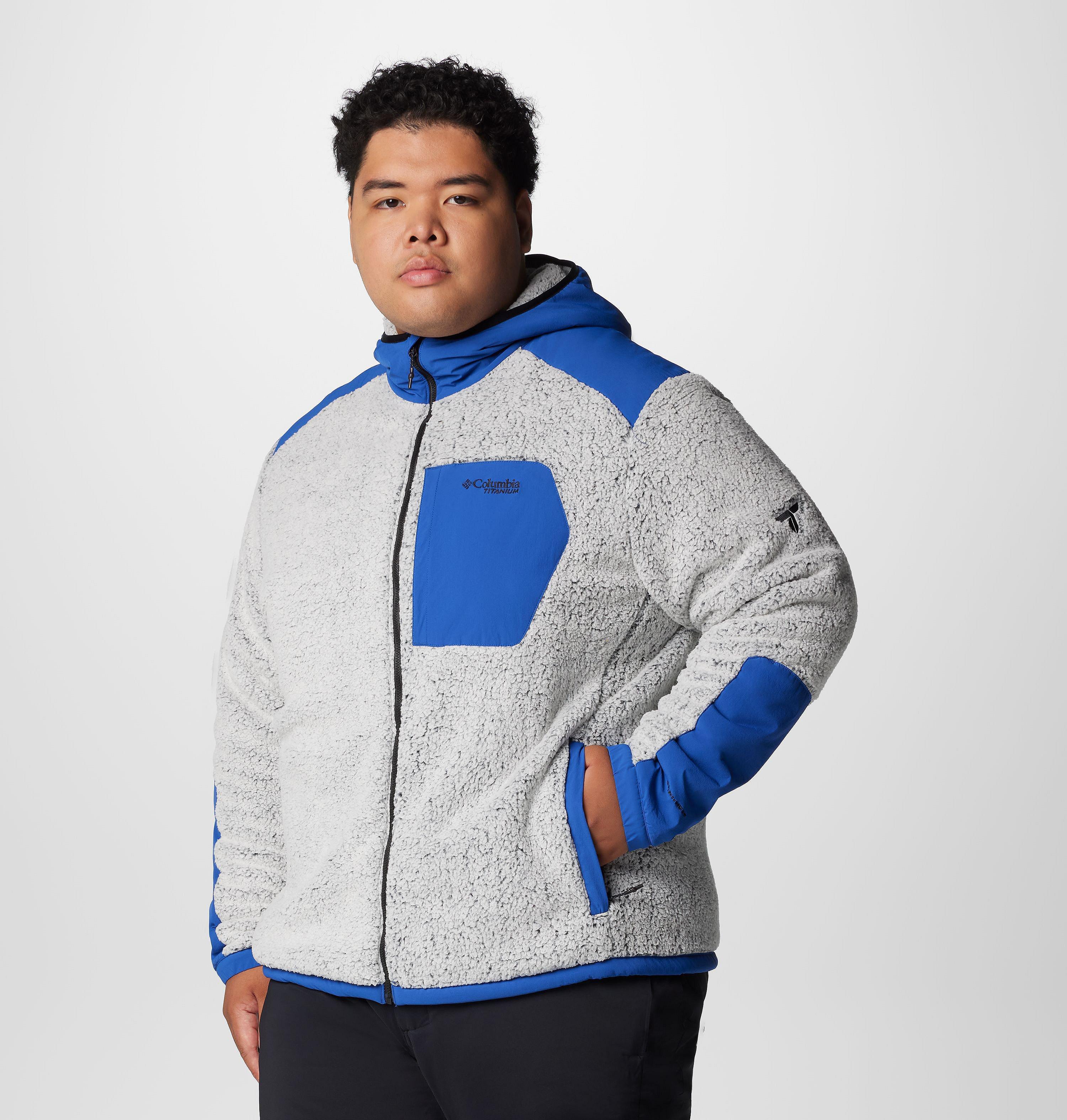 Men's Arctic Crest Sherpa Full Zip Fleece Jacket - Big 4