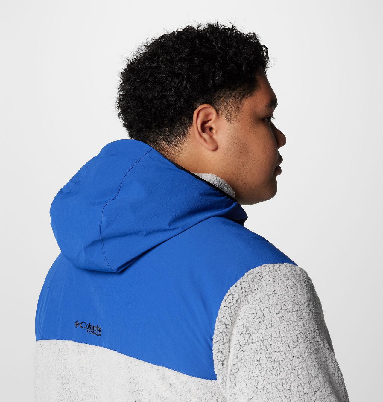 Manteau en polaire avec fermeture éclair pleine longueur en sherpa Arctic Crest™ pour hommes – Tailles fortes 6