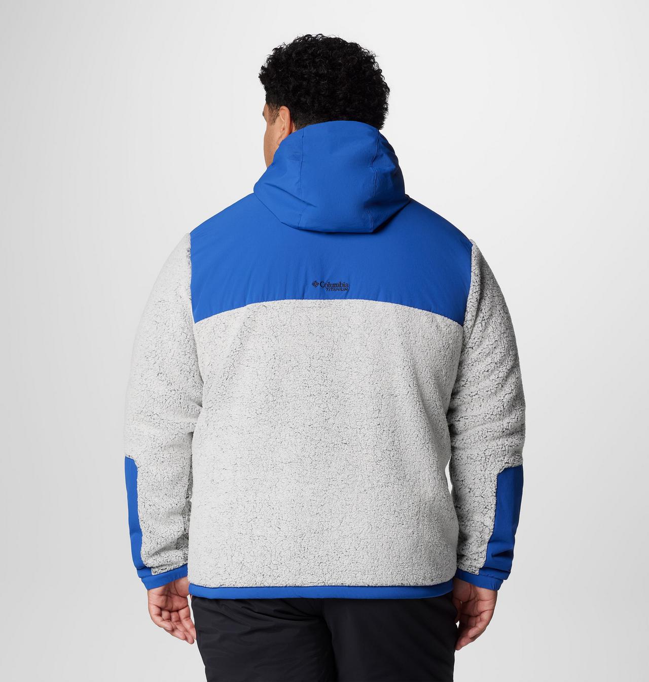 Manteau en polaire avec fermeture éclair pleine longueur en sherpa Arctic Crest™ pour hommes – Tailles fortes 2