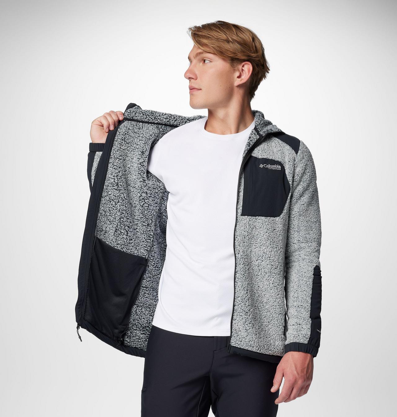 Men's Arctic Crest™ Sherpa Full Zip Fleece Jacket - Tall 6