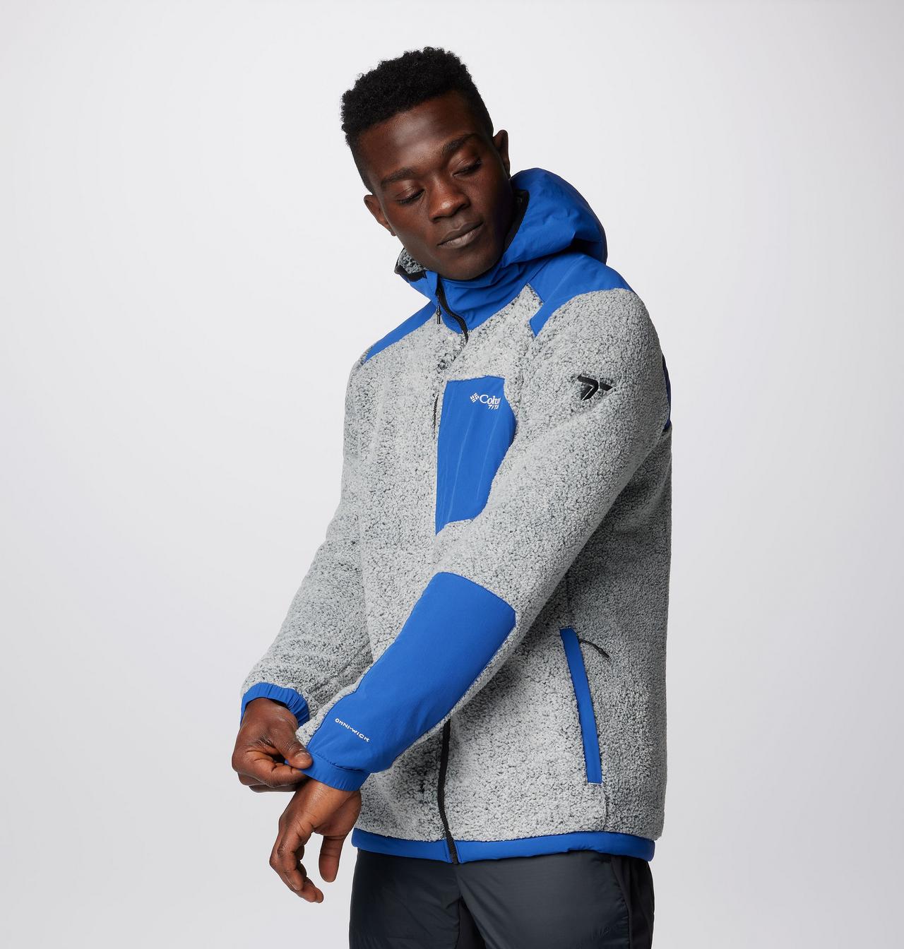 Manteau en polaire avec fermeture éclair pleine longueur en sherpa Arctic Crest™ pour hommes – Grandes tailles 3