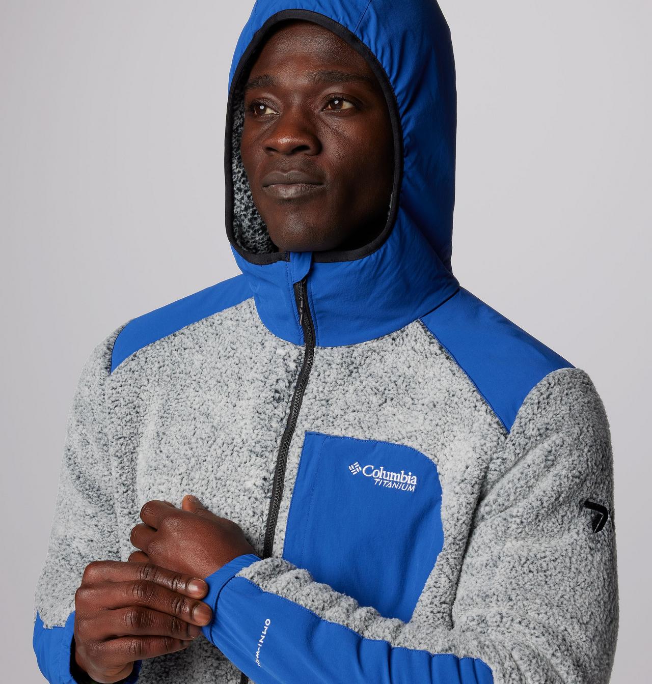 Manteau en polaire avec fermeture éclair pleine longueur en sherpa Arctic Crest™ pour hommes – Grandes tailles 4