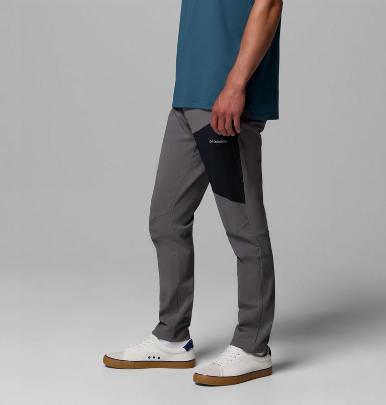Pantalón softshell Columbia Tech para hombre, Color: City Grey, Black, image 3
