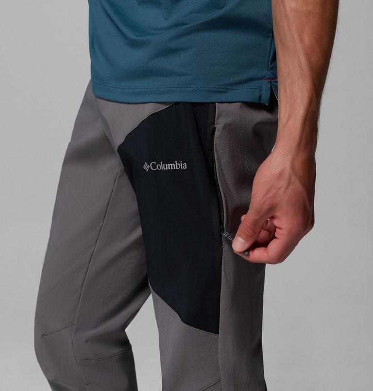 Pantalón softshell Columbia Tech para hombre, Color: City Grey, Black, image 5