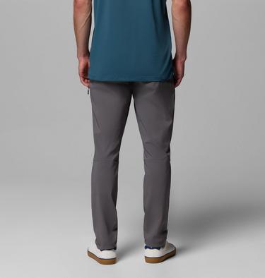 Men's Columbia Tech Softshell Trousers, Color: City Grey, Black, image 6
