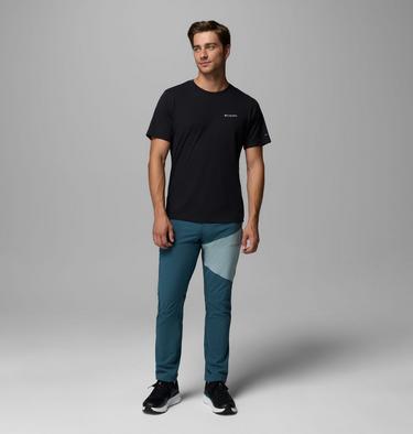 Men's Columbia Tech Softshell Trousers, Color: Everblue, Crushed Blue, image 4