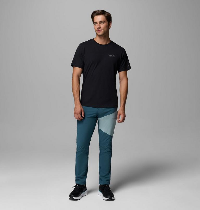 Men's Columbia Tech Softshell Trousers, Color: Everblue, Crushed Blue, image 2