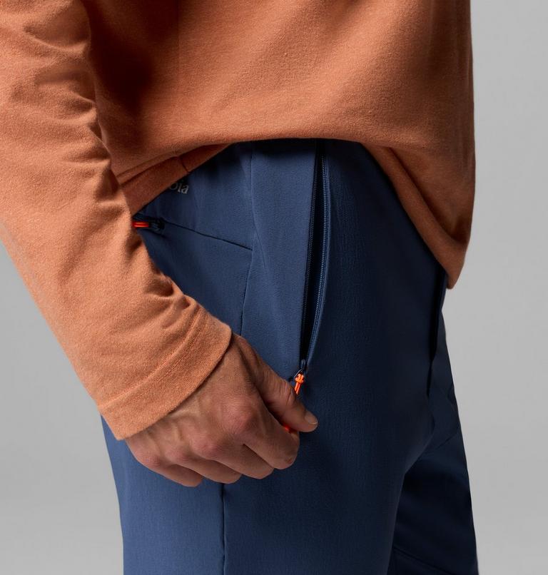 Men's Columbia Tech Softshell Trousers, Color: Dark Mountain, image 7