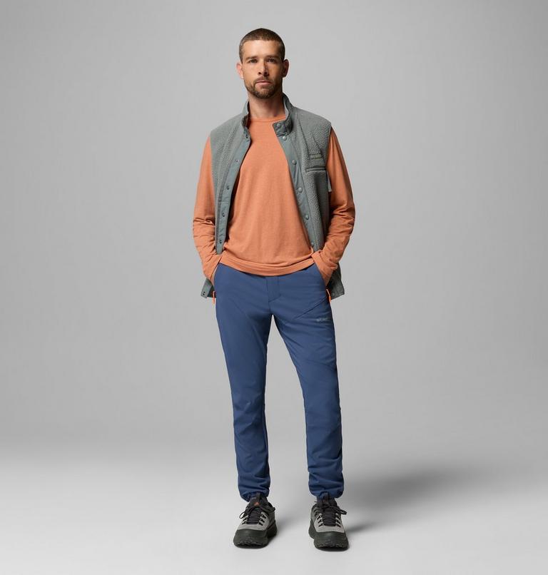 Men's Columbia Tech Softshell Trousers, Color: Dark Mountain, image 2