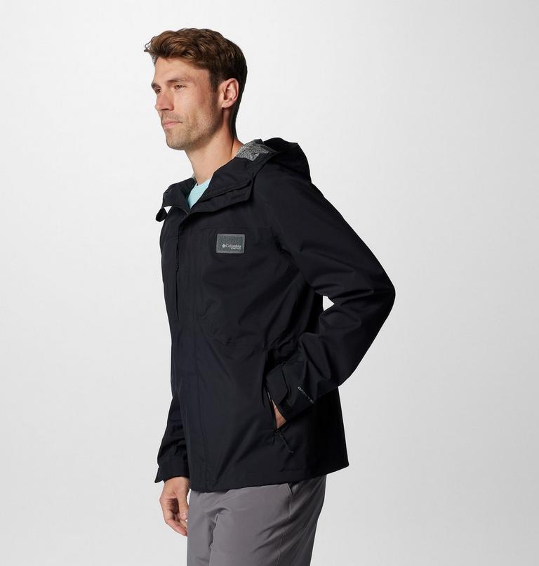 Chaqueta impermeable con capucha PFG Mackenzie River para hombre, Color: Black, image 4