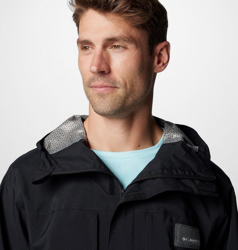 Chaqueta impermeable con capucha PFG Mackenzie River para hombre, Color: Black, image 5