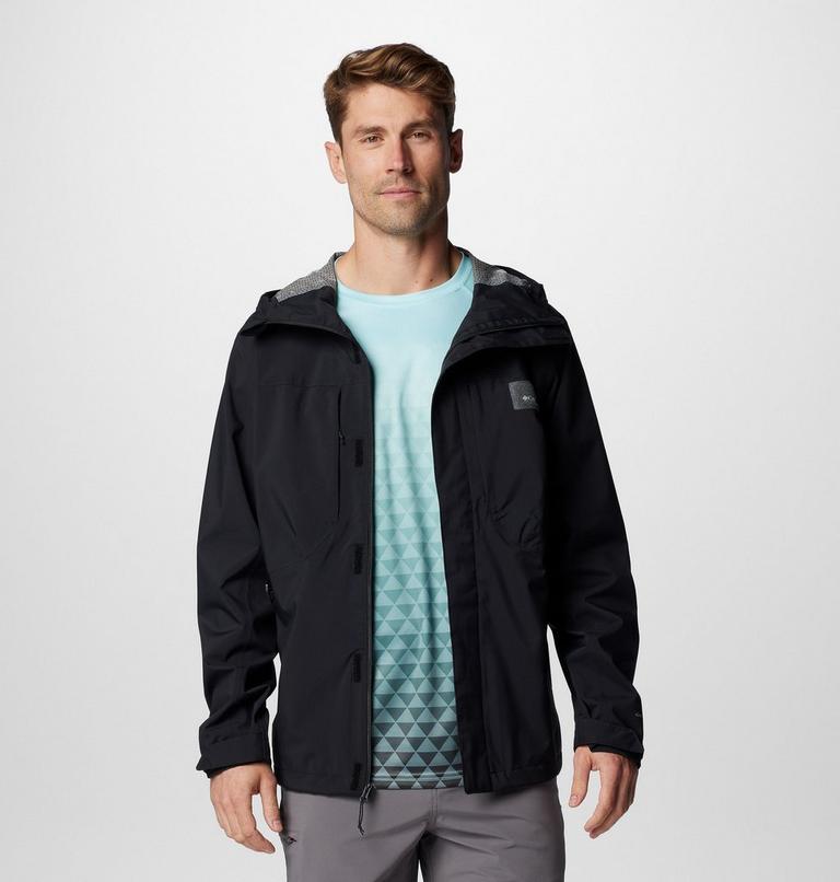 Chaqueta impermeable con capucha PFG Mackenzie River para hombre, Color: Black, image 8