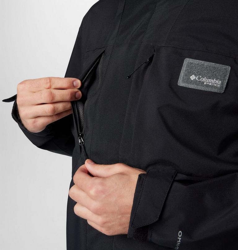 Chaqueta impermeable con capucha PFG Mackenzie River para hombre, Color: Black, image 10