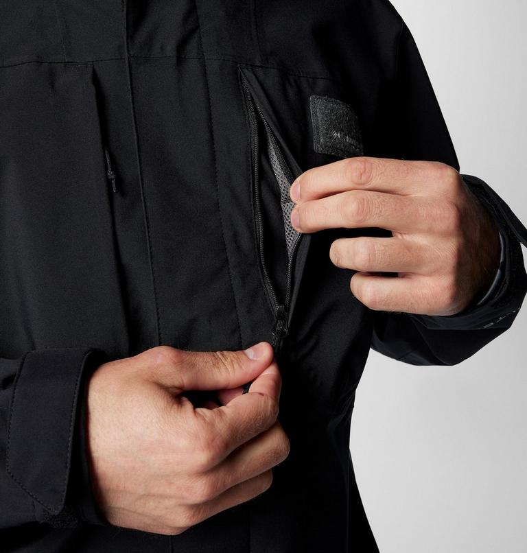 Chaqueta impermeable con capucha PFG Mackenzie River para hombre, Color: Black, image 11