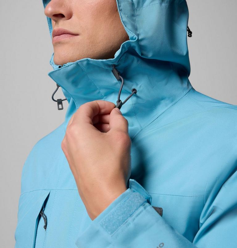 Men's PFG Mackenzie River Waterproof Hooded Jacket, Color: Vintage Blue, image 11
