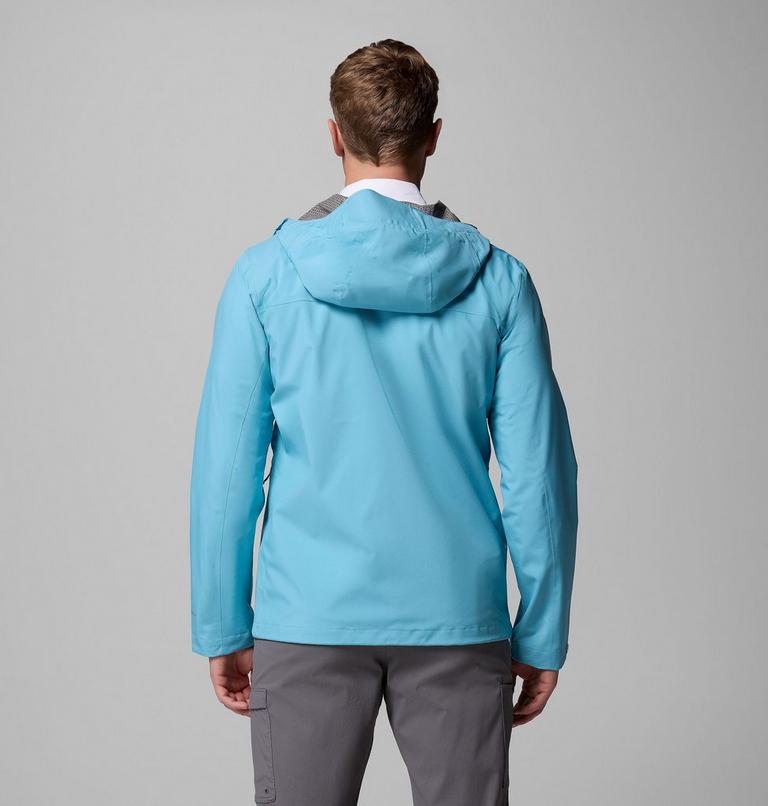 Men's PFG Mackenzie River Waterproof Hooded Jacket, Color: Vintage Blue, image 3