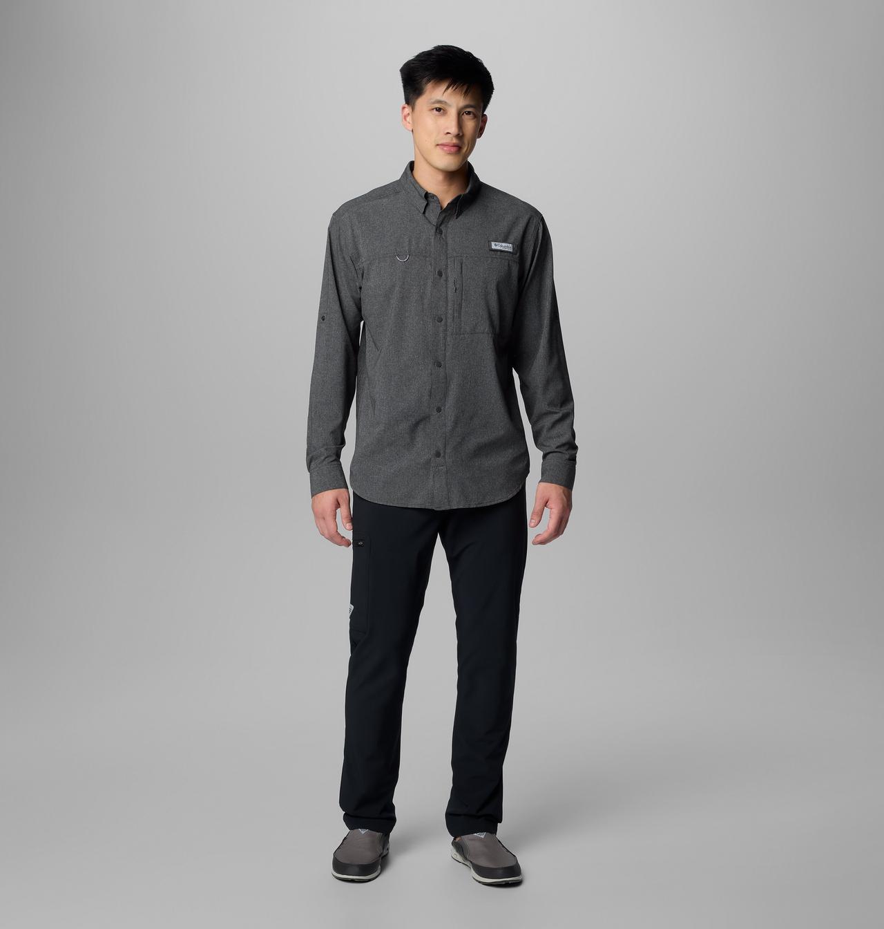 Men's PFG Solar Breeze™ Woven Long Sleeve Shirt 3