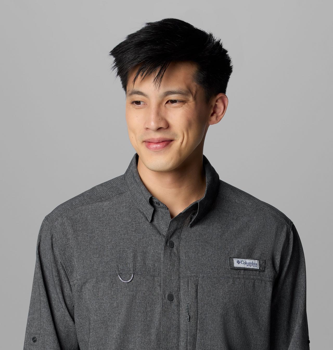 Men's PFG Solar Breeze™ Woven Long Sleeve Shirt 5