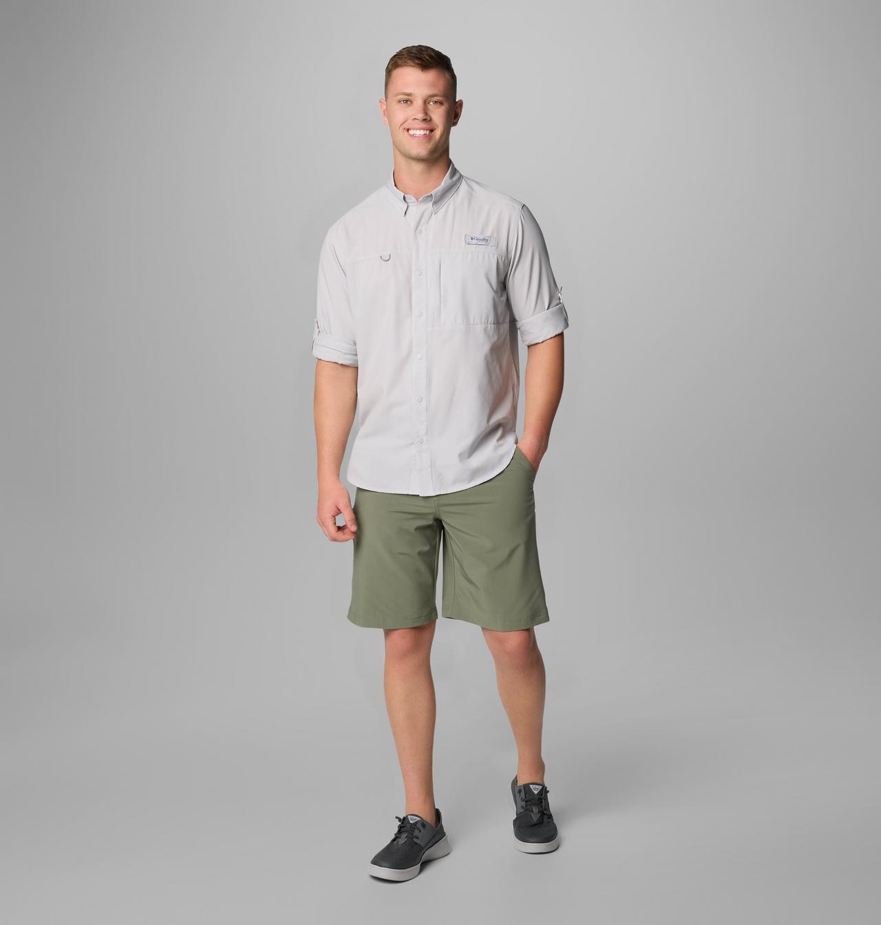 Men's PFG Solar Breeze™ Woven Long Sleeve Shirt 3