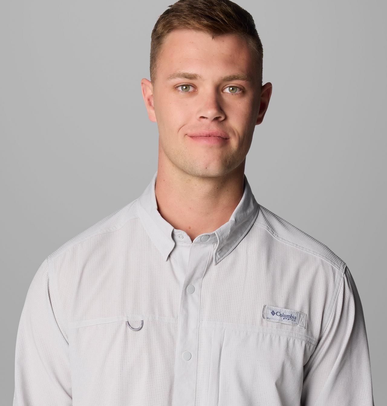 Men's PFG Solar Breeze™ Woven Long Sleeve Shirt 5