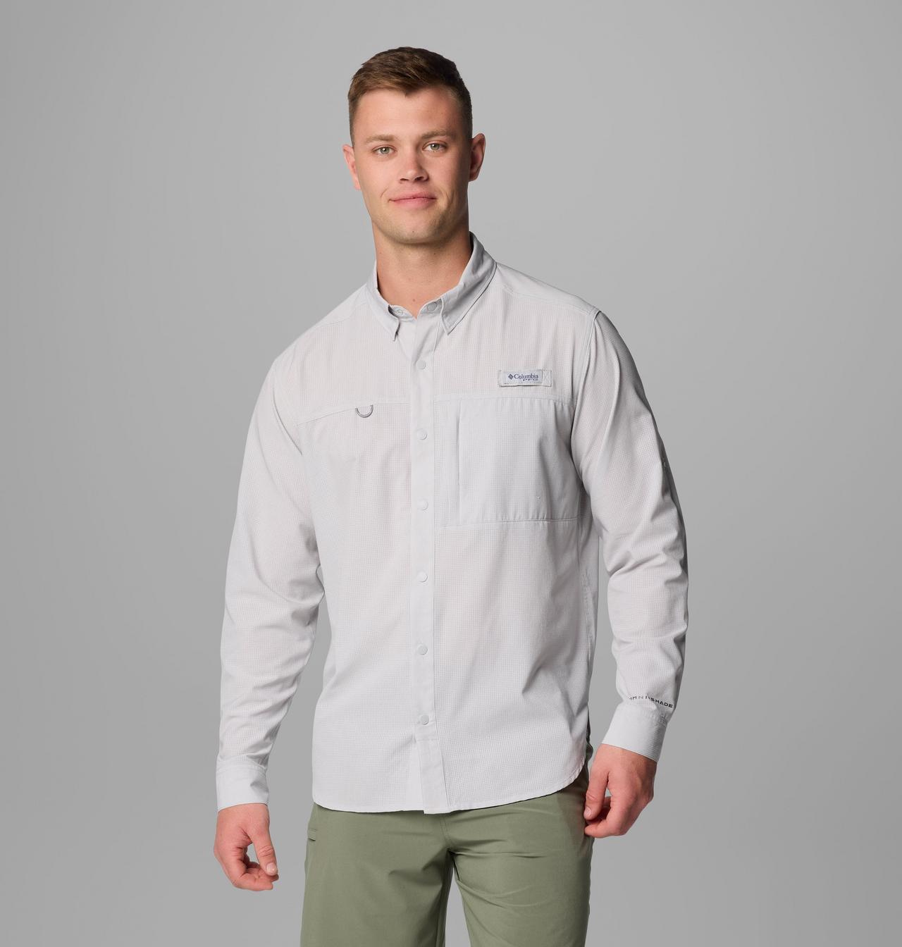 Men's PFG Solar Breeze™ Woven Long Sleeve Shirt 1