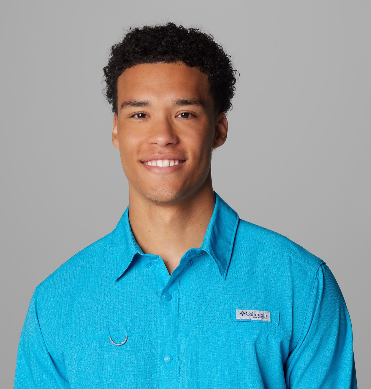 Men's PFG Solar Breeze™ Woven Long Sleeve Shirt 5