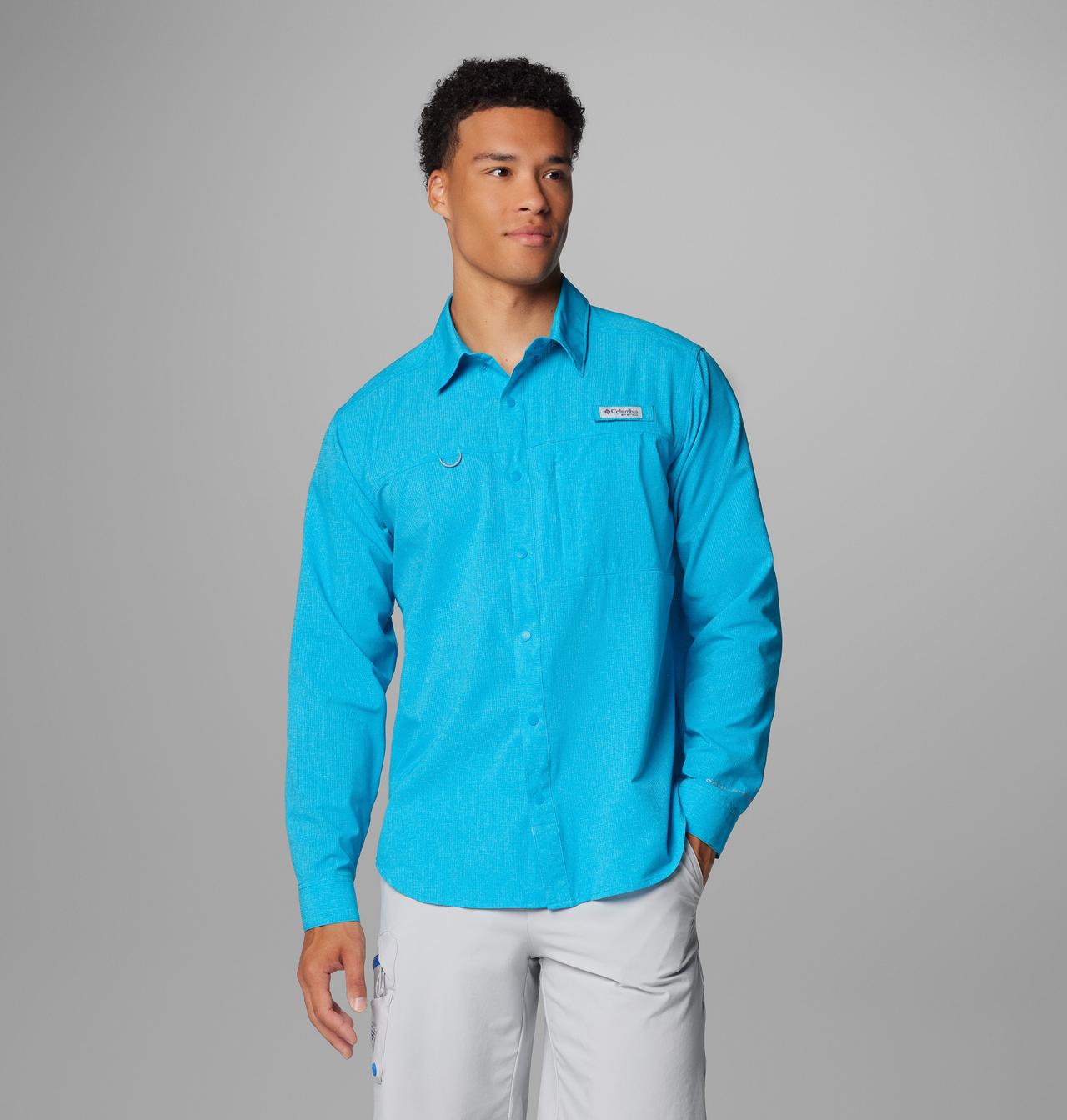 Men's PFG Solar Breeze™ Woven Long Sleeve Shirt 1