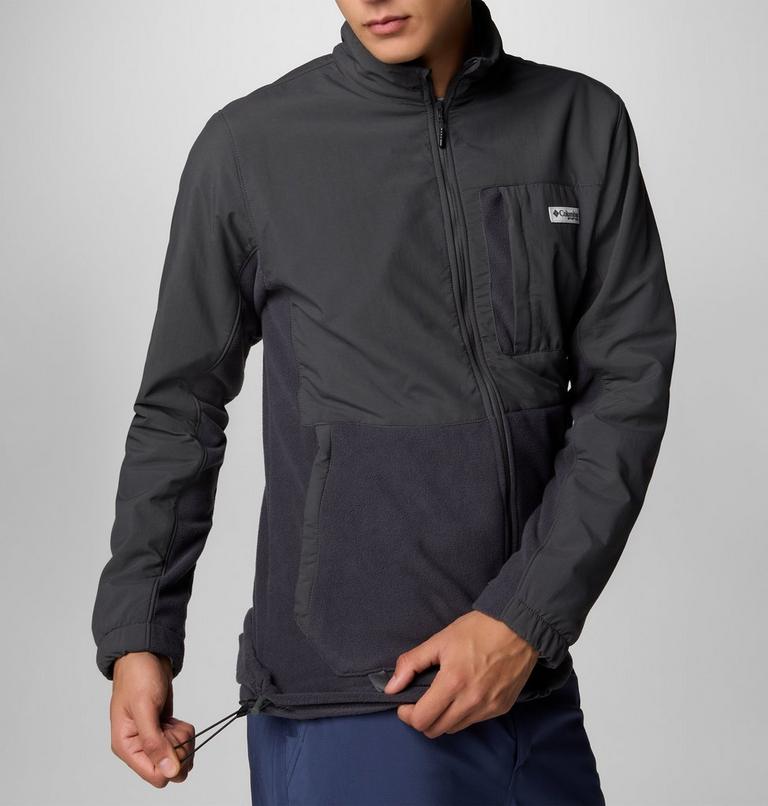 Men's PFG Uncharted Fleece Jacket, Color: Shark, Shark, image 7