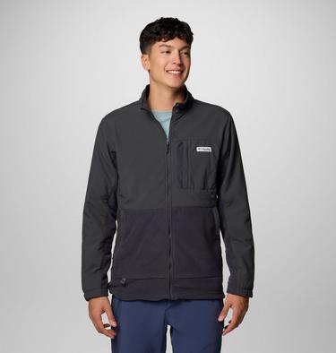 Men's PFG Uncharted Full Zip Fleece Jacket, Color: Shark, Shark, image 1