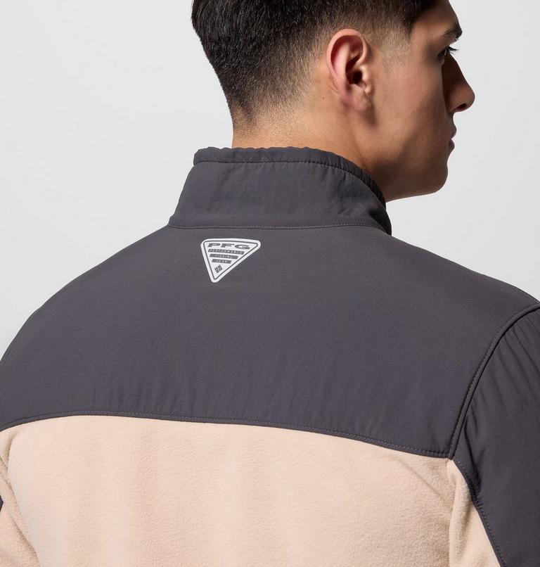 Chaqueta de forro polar PFG Uncharted para hombre, Color: Shark, Ancient Fossil, image 9