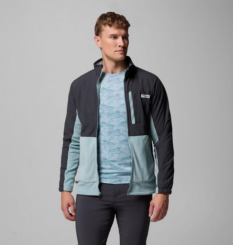 Chaqueta de forro polar PFG Uncharted para hombre, Color: Shark, Crushed Blue, image 5