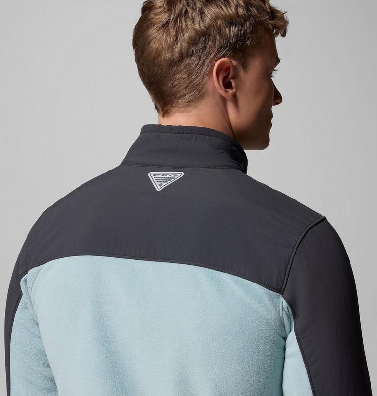 Chaqueta de forro polar PFG Uncharted para hombre, Color: Shark, Crushed Blue, image 9