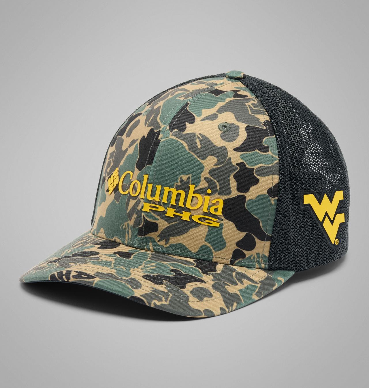 Collegiate PHG™ Camo Mesh Ball Cap - West Virginia 1