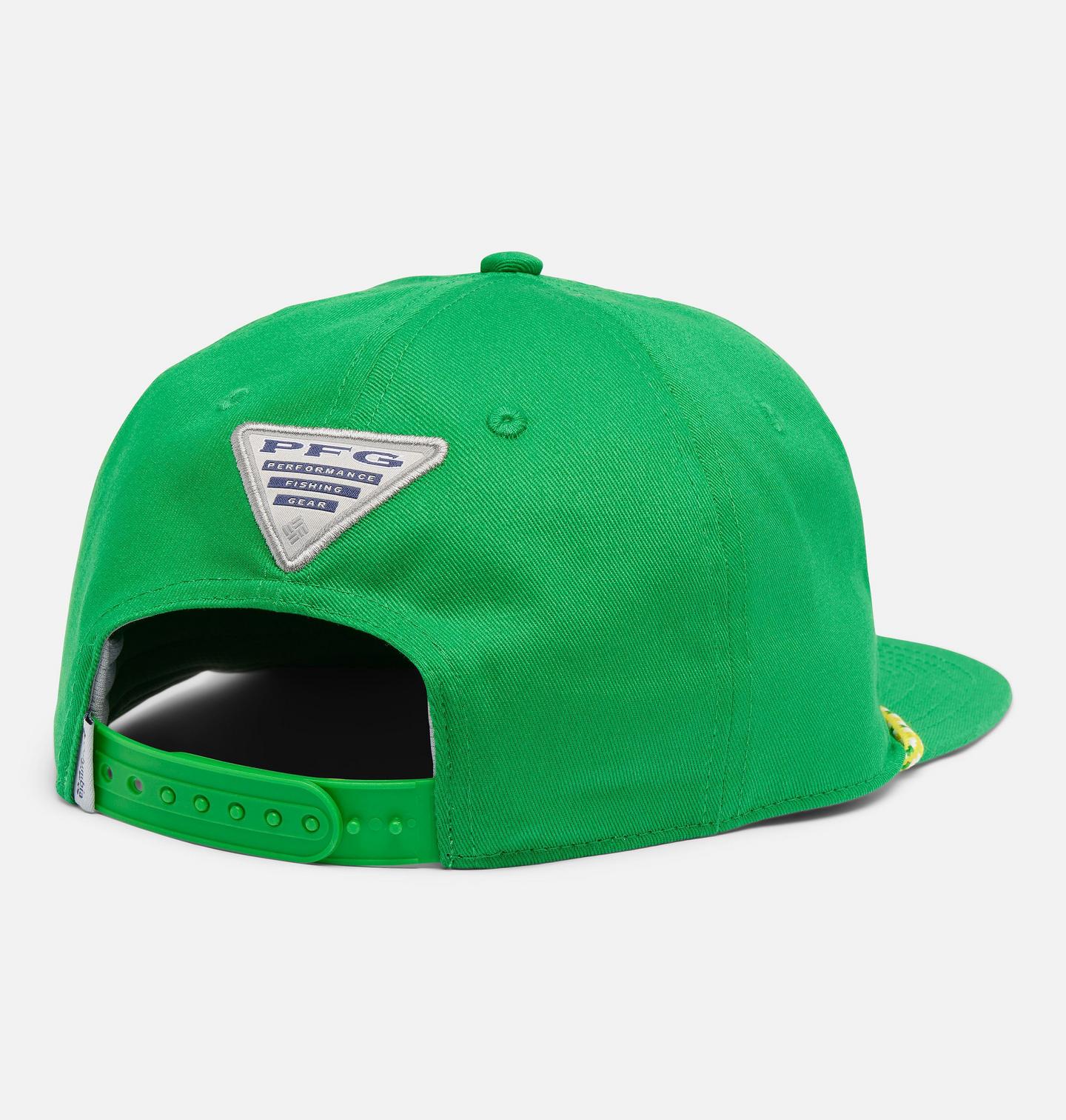 Головной убор Columbia Collegiate PFG Back Tack Snap Back Hat - Oregon, цвет: Зелёный — фото 2