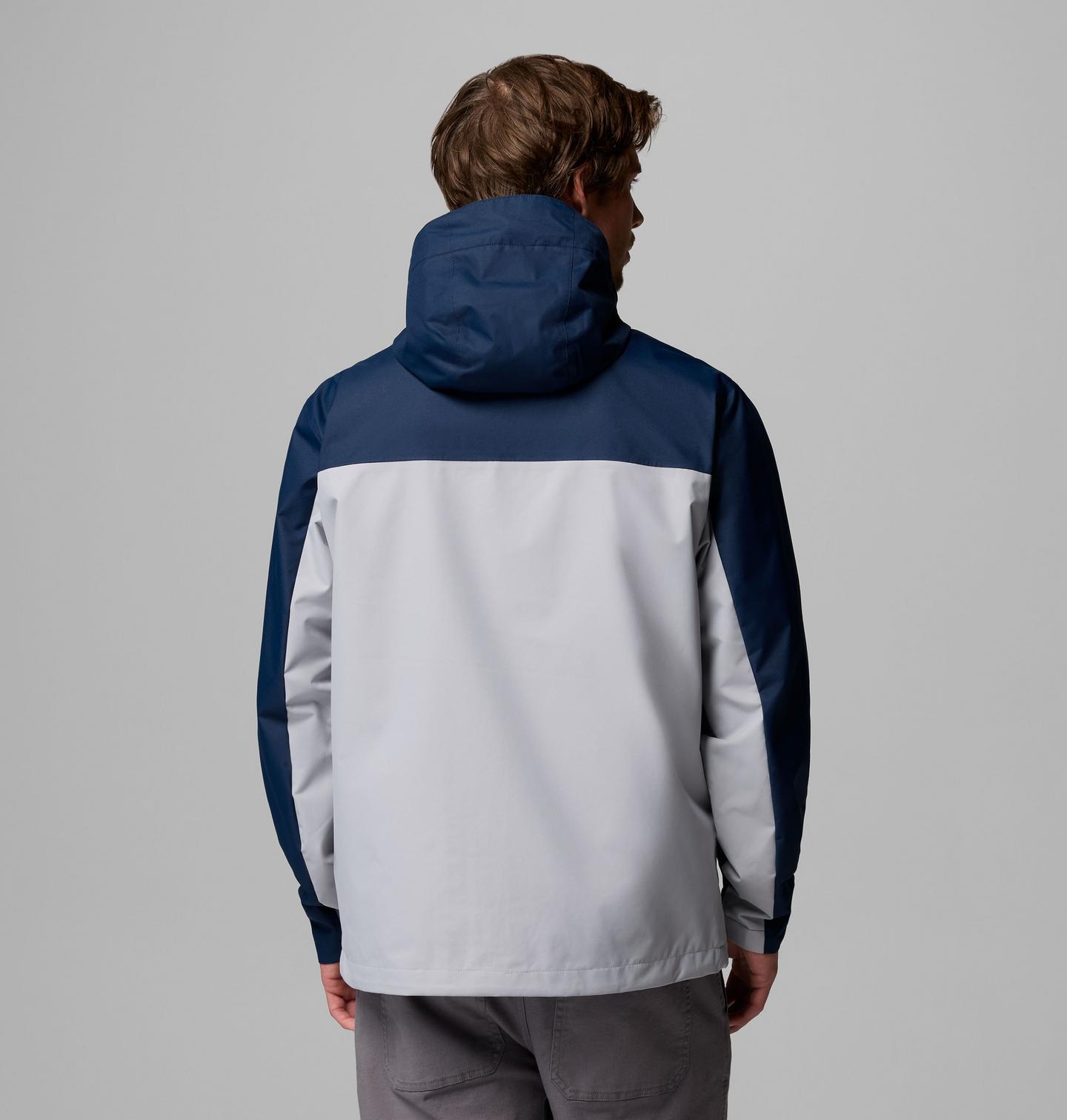 Мужская куртка Columbia Collegiate Field Bound Jacket - Penn State, цвет: Тёмно-синий / Серый — фото 2