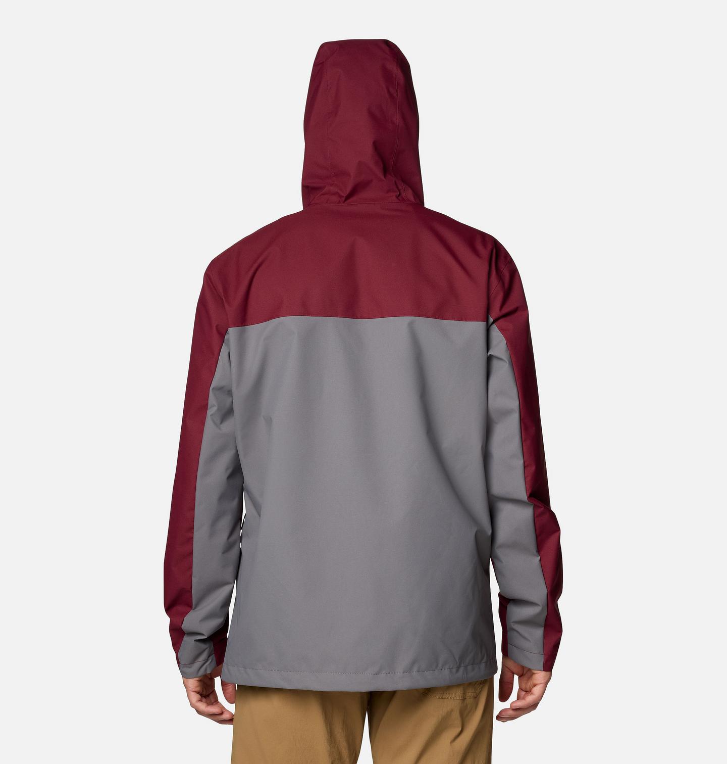 Мужская куртка Columbia Collegiate Field Bound Jacket -Texas A&M, цвет: Бордовый / Серый — фото 2