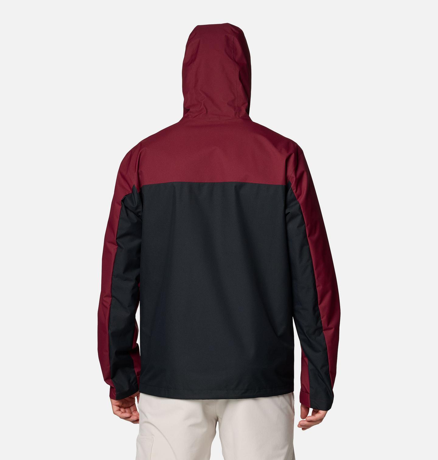 Мужская куртка Columbia Collegiate Field Bound Jacket - Virginia Tech, цвет: Бордовый / Чёрный — фото 2