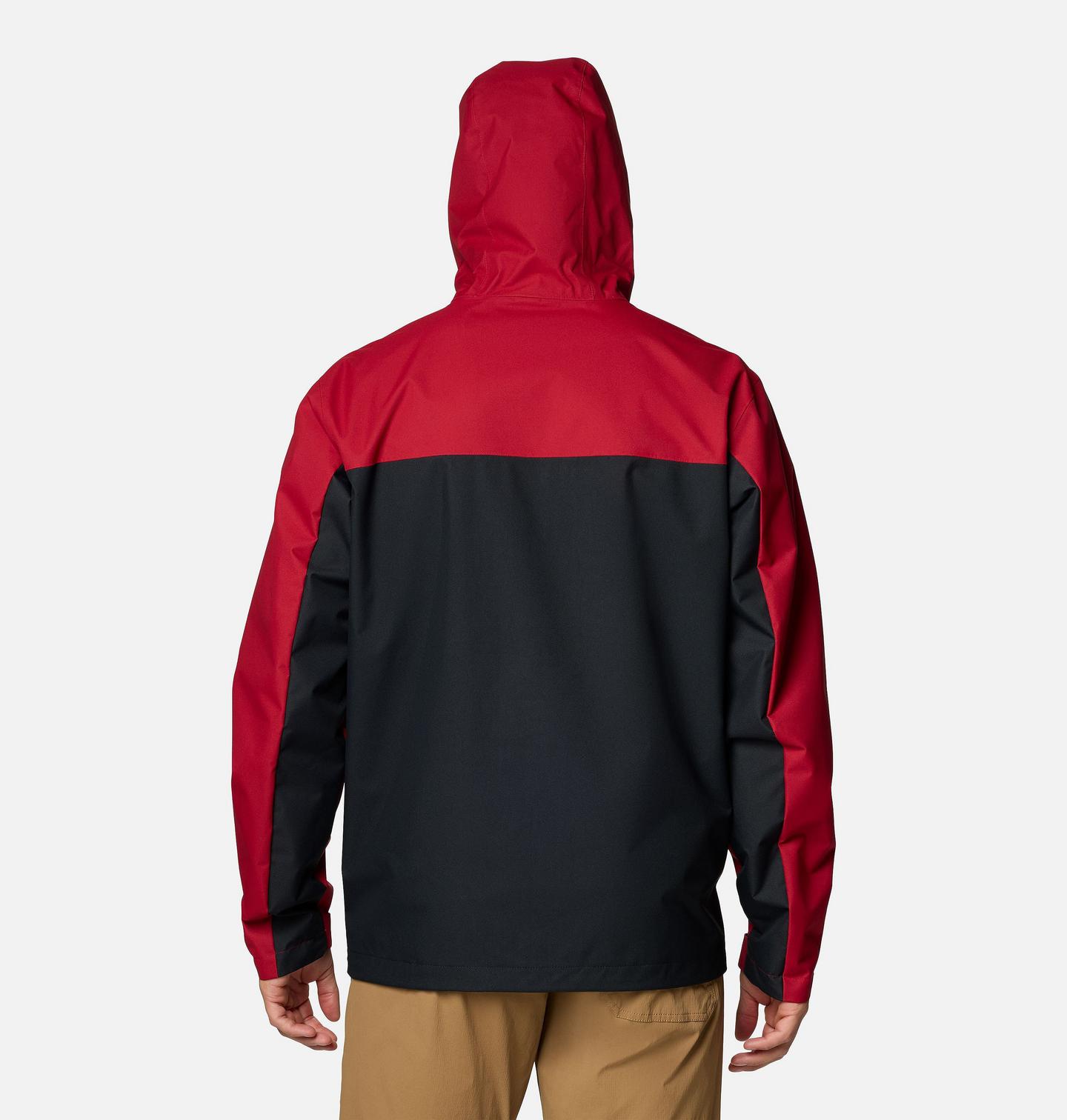 Мужская куртка Columbia Collegiate Field Bound Jacket - South Carolina, цвет: Свекольный / Чёрный — фото 2
