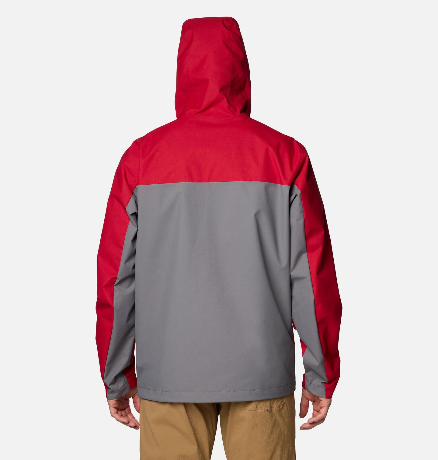 Мужская куртка Columbia Collegiate Field Bound Jacket - Oklahoma, цвет: Красный / Серый — фото 2