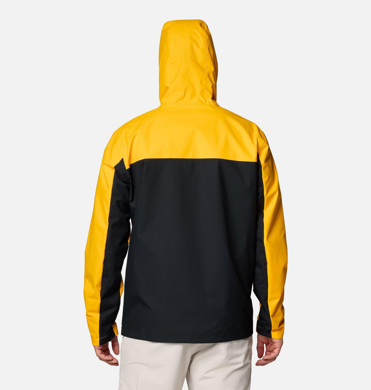 Мужская куртка Columbia Collegiate Field Bound Jacket - Iowa, цвет: Золотой / Чёрный — фото 2