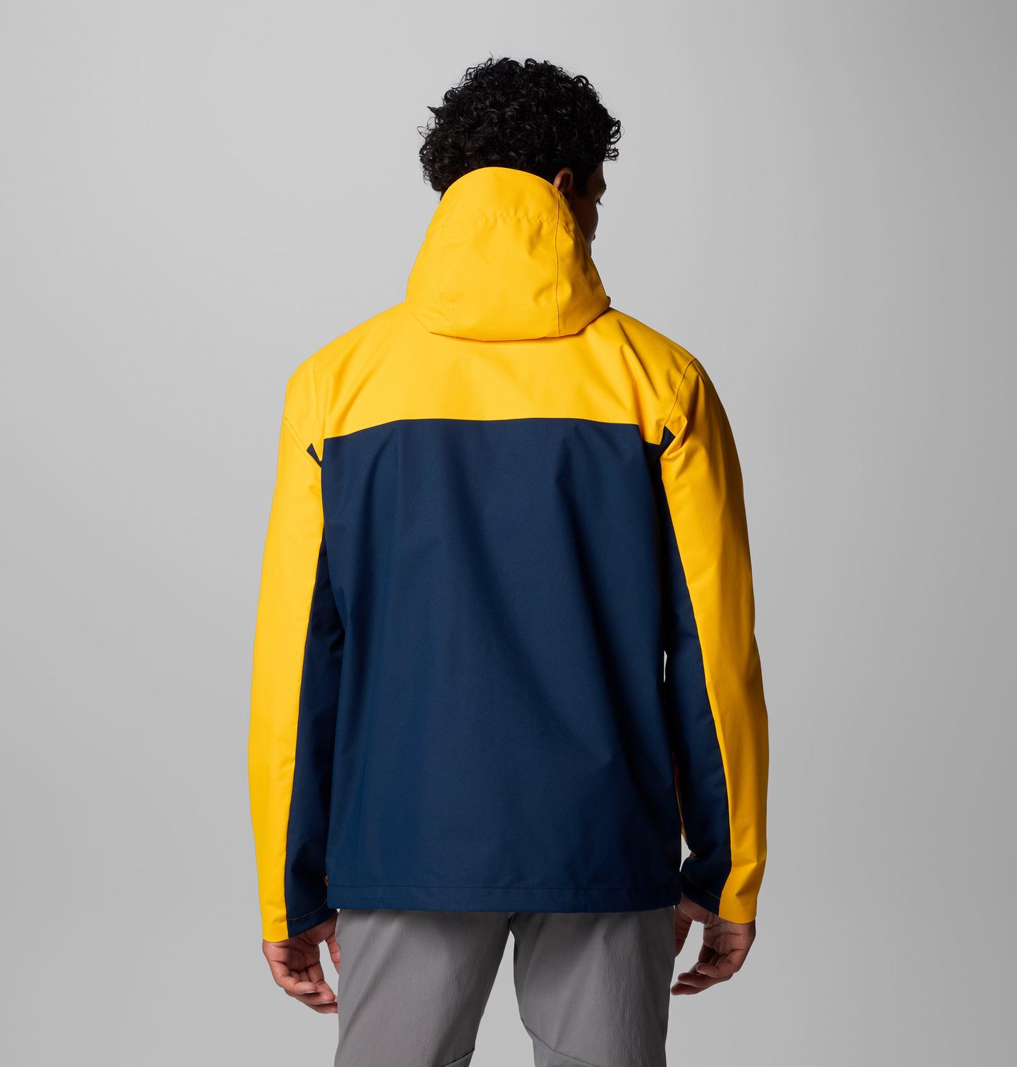 Мужская куртка Columbia Collegiate Field Bound Jacket - West Virginia, цвет: Золотой / Тёмно-синий — фото 2