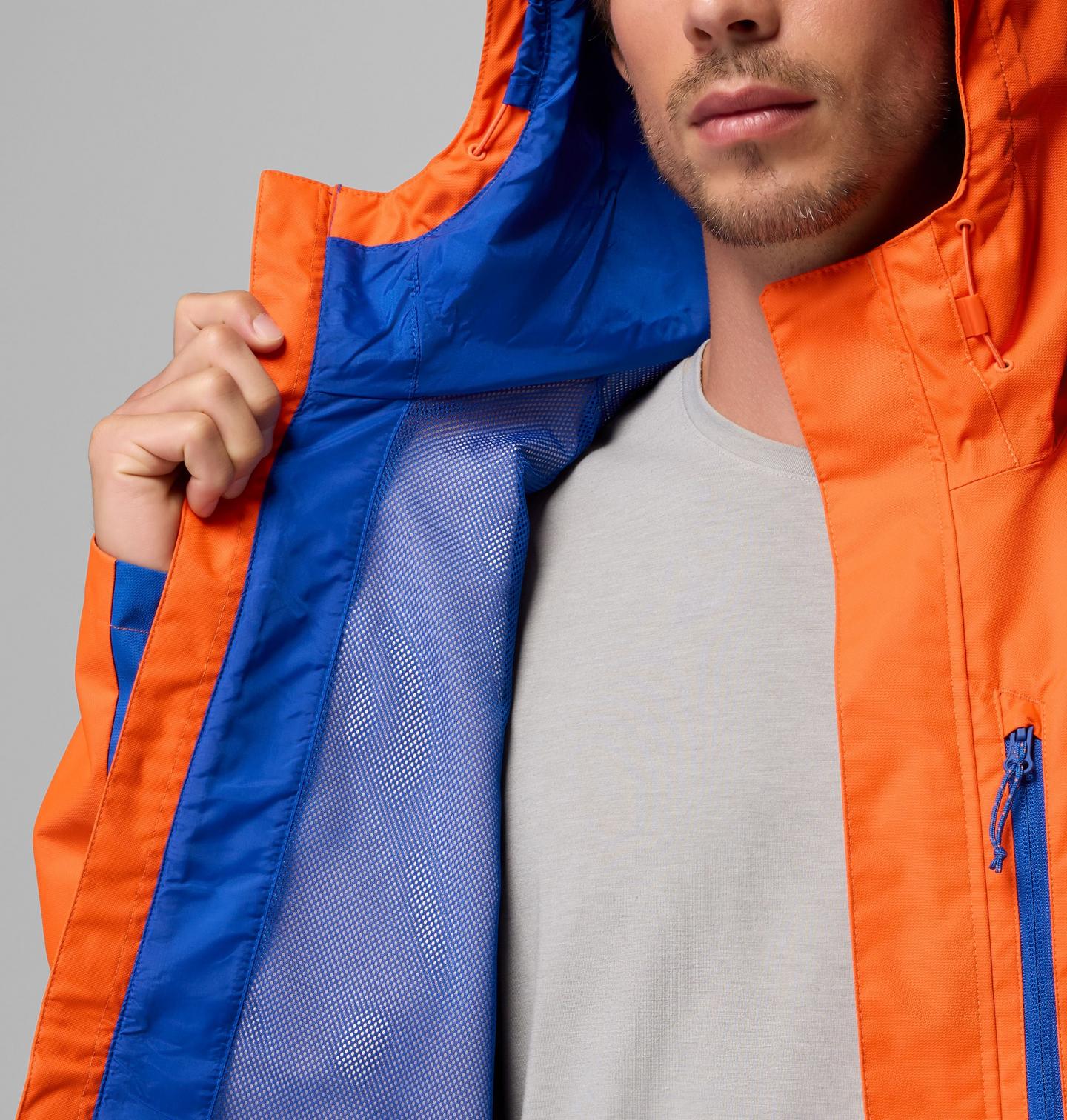Мужская куртка Columbia Collegiate Field Bound Jacket - Florida, цвет: Оранжевый — фото 4