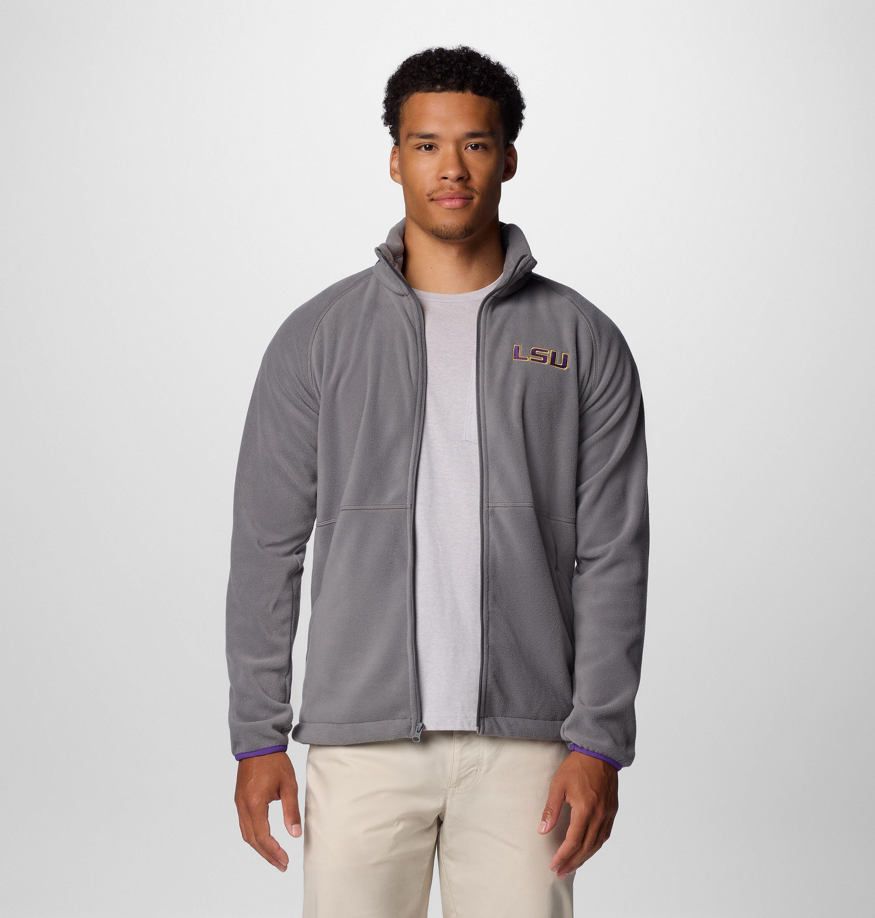 Men's Collegiate Flanker IV Fleece Jacket - LSU 7