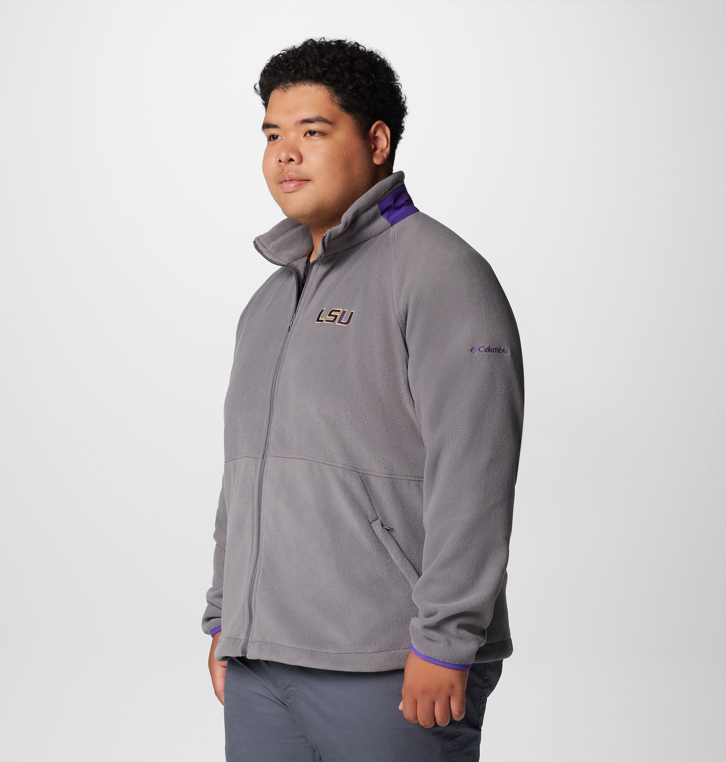 Men's Collegiate Flanker IV Fleece Jacket - Big - LSU 4