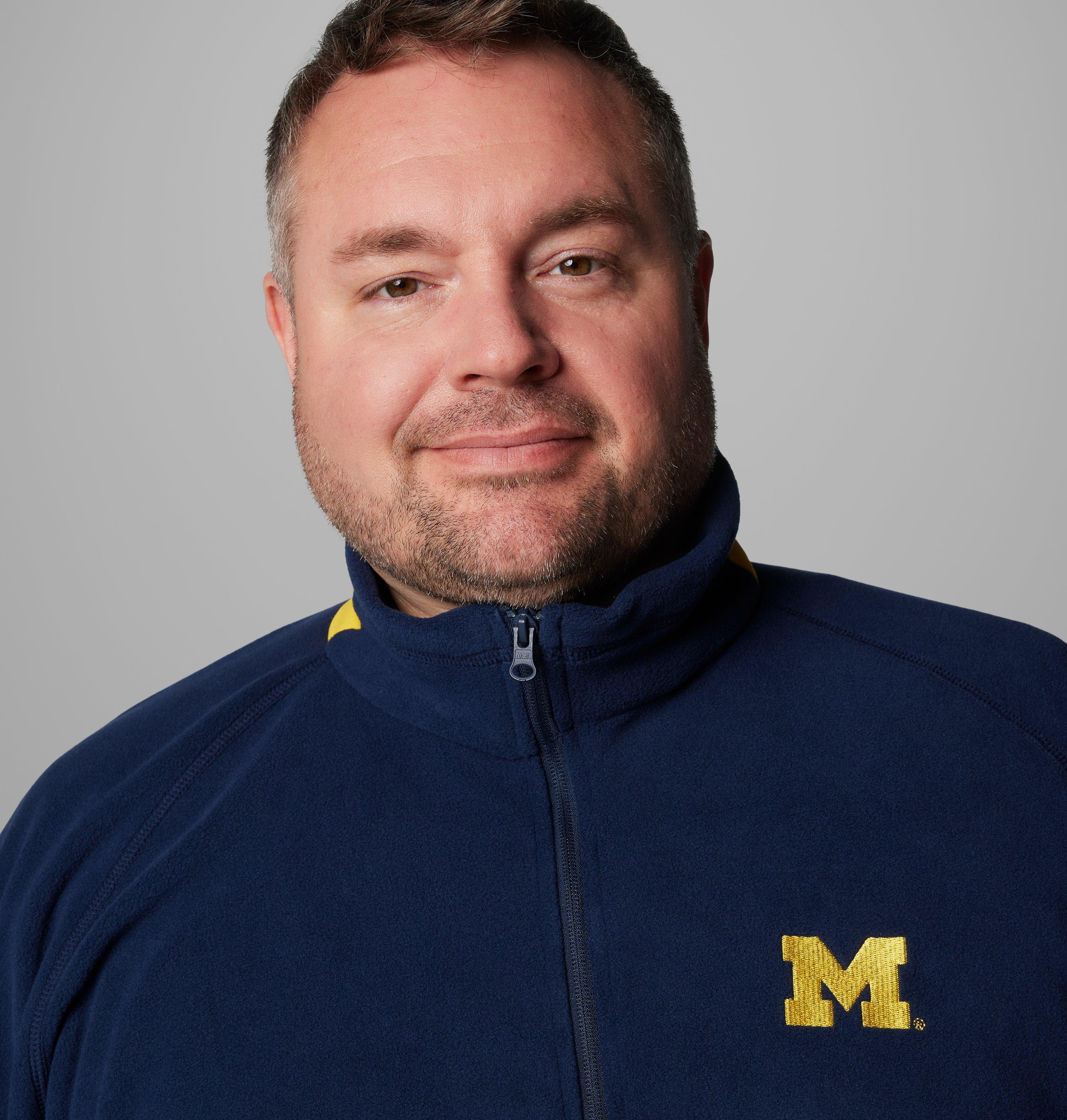 Men's Collegiate Flanker IV Fleece Jacket - Big - Michigan 5
